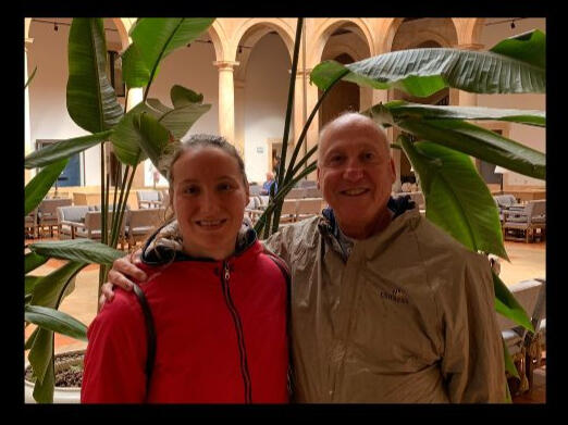 with Laura Maestro in Lerma